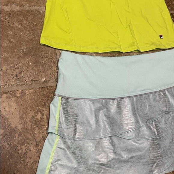 Fila top & Lucky In Love Tennis Skort 2-Piece outfit - Picture 7 of 16
